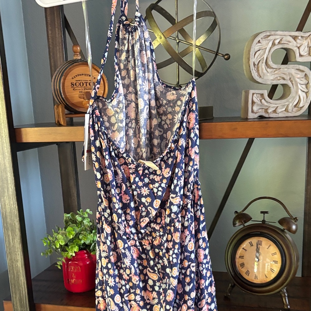 Floral Maxi jumper  with Halter Neck nwt - Picture 6 of 6